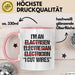 Elektriker Tasse Geschenk Im An Electrician I Cut Wires Geschenkidee Beruf Rosa Trendation