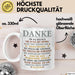 Unterricht Lehrer Wertschätzung Tasse Geschenk Lustige Geschenkidee Spruch Danke Für Das Kuscheln Weiß Trendation