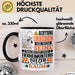 Tierheimunterstützer Geschenk Tasse Lustiger Spruch Erheben Sie Sich Der Tierheimunterstützer Betritt den Raum Schwarz Trendation