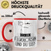 Fluglotsin Tasse Geschenk Ich Bin Fluglotsin Und Du So Geschenkidee Lustiger Spruch Becher Rot Trendation