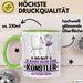 Künstler Geschenk Tasse So Gut Kann Nur Ein Künstler Aussehen Geschenkidee Kaffee-Becher Grün Trendation