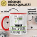 Geschenk für Bäckerin Tasse Lustige Geschenkidee Geburtstag Ich Bin Bäckerin Ich Darf Das Rot Trendation