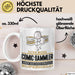 Comic-Sammler Geschenk Tasse Ich Bin Comic-Sammler Aber Sag Doch Einfach Superheld Lustige Geschenkdiee für Comic-Sammler Kaffee-Becher Weiß Trendation