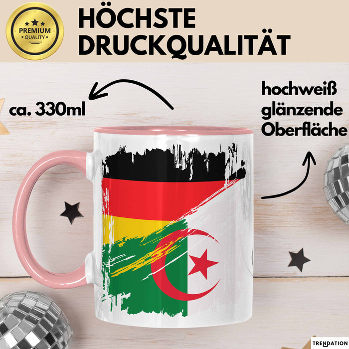 Pakistan Deutschland Flagge Halb Deutscher Halb Pakistaner Fußball Germany 2025 Europa Pakistan Rosa Trendation