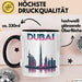 Dubai VAE Tasse Geschenk Lustige Geschenkidee Spruch Schwarz Trendation