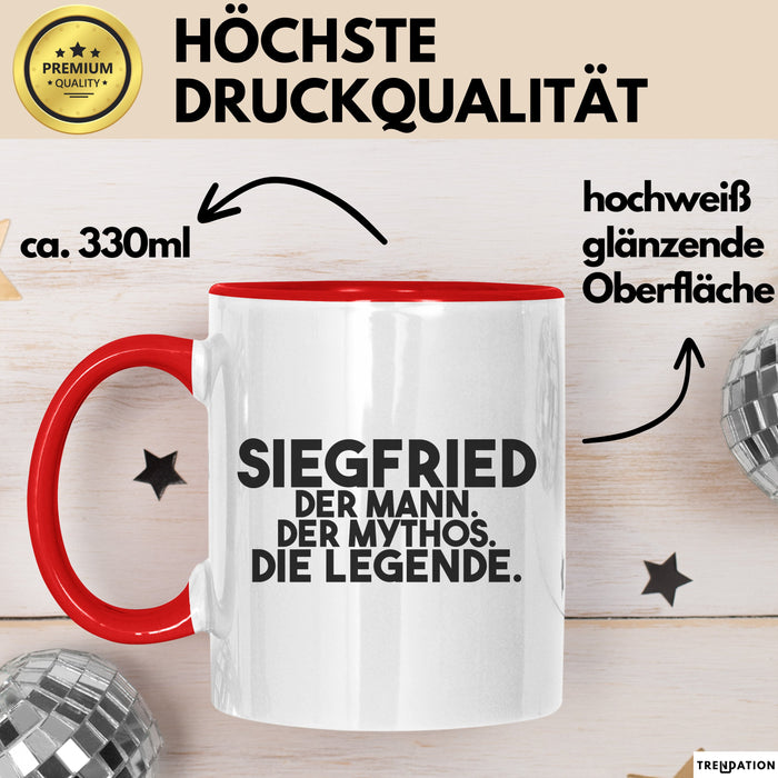 Siegfried Tasse Siegfried – Der Mann. Der Mythos. Die Legende. Geschenk