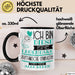 Rhythmische Gymnastin Tasse Geschenk Ich Bin Diese Eine Legendäre Rhythmische Gymnastin Von Der Alle Reden Geschenkidee Geburtstag Weihnachten Schwarz Trendation
