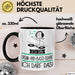 Geschenk für Drum-and-Bass-DJane Tasse Lustige Geschenkidee Geburtstag Ich Bin Drum-and-Bass-DJane Ich Darf Das Trendation