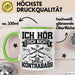 Kontrabass Tasse Geschenk Musiker Cellospieler Violoncello Musiklehrer Grün Trendation