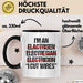 Elektriker Tasse Geschenk Im An Electrician I Cut Wires Geschenkidee Beruf Schwarz Trendation