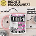 Flötist Geschenk Tasse Geschenkidee für Flötist Geburtstag Lustig Ich Bin Flötist Ich Kann Es Dir Erklären Aber Nicht Für Dich Verstehen Rosa Trendation