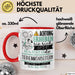 Tierheimmitarbeiterin Tasse Geschenk Lustiger Spruch Bitte Erheben Sie Sich Seine Majestät Die Tierheimmitarbeiterin Betritt Den Raum Rot Trendation