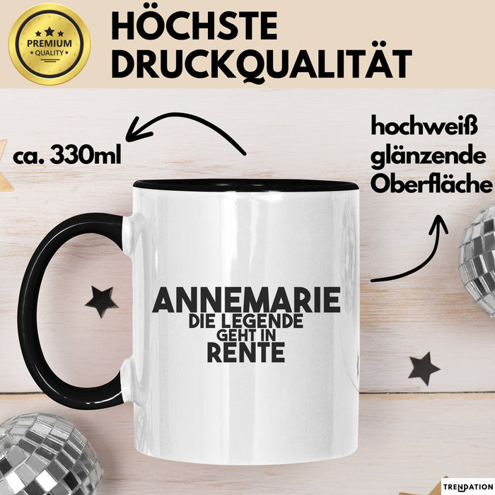 Annemarie Tasse Annemarie – Die Legende Geht In Rente Geschenk