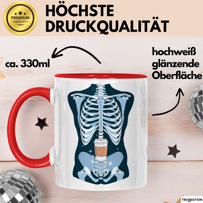 Radiologe Tasse Geschenk Lustige Geschenkidee Spruch Für Bildgebungs Profis Rot Trendation