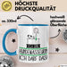 Geschenk für Hundemasseurin Tasse Lustige Geschenkidee Geburtstag Ich Bin Hundemasseurin Ich Darf Das Blau Trendation