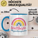 Physiotherapeut Physiotherapie Tasse Geschenk Lustige Geschenkidee Spruch Weltbeste Physiotherapeutin Blau Trendation