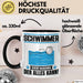 Schwimmer Tasse Geschenk für Schwimmer Der Mann Der Alles Kann Geschenkidee zum Geburtstag Schwarz Trendation