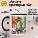 Krokodil Tier Tasse Geschenk Lustige Geschenkidee Spruch Krokodile Machen Mich Glücklich Schwarz Trendation