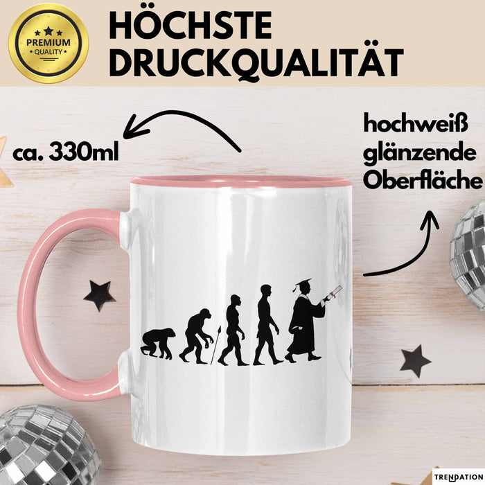 Anwalt Tasse Geschenk Evolution der Juristen Rechtsanwalt Rosa Trendation