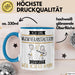 Musikveranstalterin Tasse Geschenk Ich Bin Musikveranstalterin Warum Weil Ich Es Kann Geschenkidee Geburtstag Blau Trendation