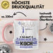 Koch Geschenk Tasse So Gut Kann Nur Ein Koch Aussehen Geschenkidee Kaffee-Becher Rosa Trendation