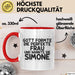 Simone Tasse Gott Formte Die Perfekte Frau Und Nannte Sie Simone Geschenk Rot Trendation