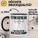 Fitnessfreak Tasse Geschenk für Fitnessfreak Der Mann Der Alles Kann Geschenkidee zum Geburtstag Schwarz Trendation