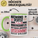 Bogenschütze Geschenk Tasse Lustige Geschenkidee für Bogenschütze Geburtstag Kaffee-Becher Niemand Ist Perfekt Aber Als Bogenschütze Ist Man Nah Dran Grün Trendation