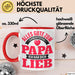 Papa Geburtstag Geschenkidee Tasse Alles Gute Zum Geburtstag Papa Ich Hab Dich Lieb Becher Rot Trendation