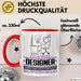 Designer Geschenk Tasse Ich Bin Designer Aber Sag Doch Einfach Superheld Lustige Geschenkdiee für Designer Kaffee-Becher Rot Trendation