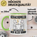 Schachspieler Tasse Geschenk für Schachspieler Der Mann Der Alles Kann Geschenkidee zum Geburtstag Grün Trendation