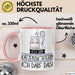 Geschenk für Katzenzüchterin Tasse Lustige Geschenkidee Geburtstag Ich Bin Katzenzüchterin Ich Darf Das Rosa Trendation