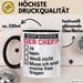 Witzige Tasse Geschenk Bist Du Hier Der Chef Humorvolles Design Muss Ich Erst Meine Frau Fragen Schwarz Trendation
