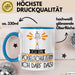 Geschenk für Vogelschützerin Tasse Lustige Geschenkidee Geburtstag Ich Bin Vogelschützerin Ich Darf Das Blau Trendation