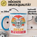 Ziegen Hirte Geschenk Tasse Ziegen Flüsterer Geschenkidee Ziegen-Liebhaber Kaffee-Becher Blau Trendation