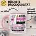 Survival-Trainerin Tasse Geschenk Lustiger Spruch Bitte Erheben Sie Sich Seine Majestät Die Survival-Trainerin Betritt Den Raum Rosa Trendation