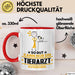 Tierarzt Geschenk Tasse So Gut Kann Nur Ein Tierarzt Aussehen Geschenkidee Kaffee-Becher Rot Trendation