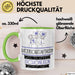 Katzenschutzaktivistin Weil Es Keinen Schöneren Beruf Gibt Tasse Geschenk für Eine Katzenschutzaktivistin Lustig Grün Trendation