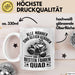 Quad-Fahrer Tasse Geschenk Alle Männer Sind Gleich Geboren Nur Die Besten Werden Quad-Fahrer Weiß Trendation
