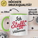 Steffi Tasse Geschenk Ich Bin Vollkommen Steffi Geschenkidee Geburtstag Grün Trendation