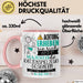 Katzenspielzeug-Designerin Tasse Geschenk Lustiger Spruch Bitte Erheben Sie Sich Seine Majestät Die Katzenspielzeug-Designerin Betritt Den Raum Rosa Trendation