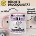 DJ Tasse Geschenk für DJ Geburtstag Lustiger Spruch Kaffee-Becher Was Ist Deine Superkraft Rosa Trendation