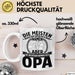 Neffe Opa Geschenk Tasse Geschenkidee für Besten Opa Die Meisten Menschen Rufen Mich Beim Namen Aber die Wichtigen Nennen Mich Opa Kaffee-Becher Weiß Trendation