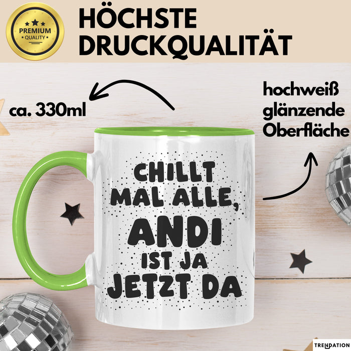 Andi Tasse Chillt Mal Alle, Andi Ist Ja Jetzt Da Geschenk