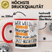 Jazz-Musikerin Tasse Geschenk Spruch Wer Will Schon Prinzessin Sein Wenn Man Auch Jazz-Musikerin Sein Kann Rot Trendation