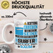 Surfer Geschenk Tasse Lustiger Spruch Erheben Sie Sich Der Surfer Betritt den Raum Weiß Trendation