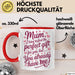 Mama Tasse Geschenk Mom I Tried Perfect Gift You Have Me Geschenkidee Muttertag Rot Trendation