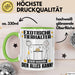 ExotischeTierhalter Tasse Geschenk für ExotischeTierhalter Der Mann Der Alles Kann Geschenkidee zum Geburtstag Grün Trendation