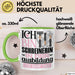 Schreinerin Ausbildung Start Geschenk Tasse Ich Bin Schreinerin In Der Ausbildung Ich Darf Das Kaffee-Becher Geschenkidee Grün Trendation