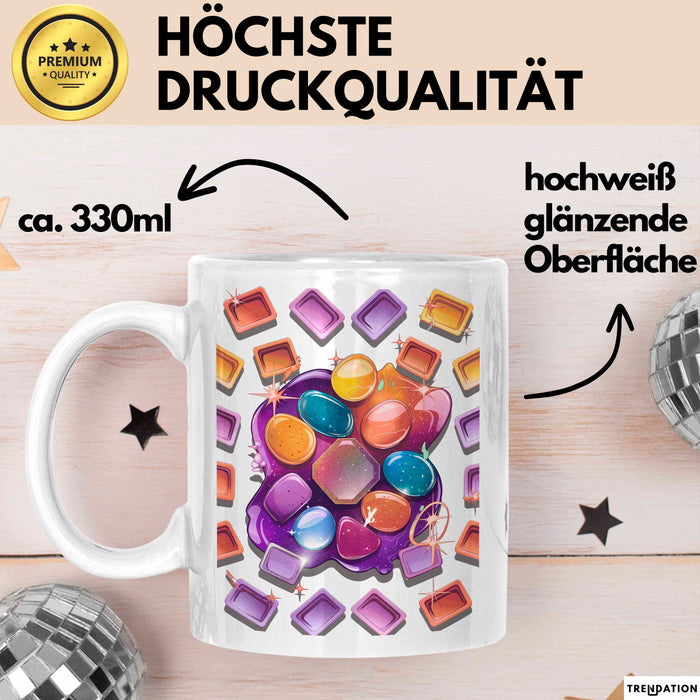 Harz Künstler Tasse Geschenk Lustige Geschenkidee Spruch Für Kreative Macher Weiß Trendation